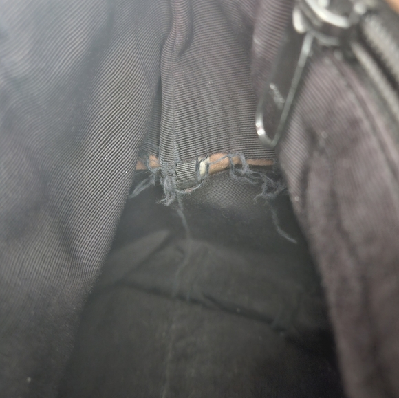 Leather tote with silver buckles - Picture 4 of 13